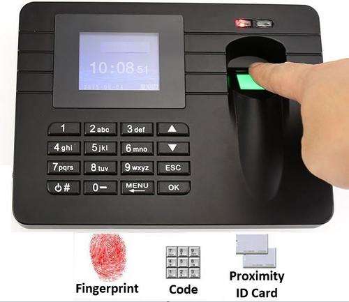 Bio-metric Fingerprint Attendance System, Colour Display With Time Clock & Complete Software