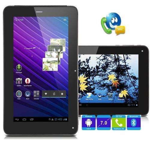 7" Dual Core Android Tablet Smartphone, Dual Cameras, Sim, Wi-Fi, Bluetooth - Black