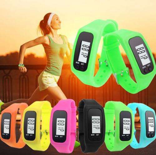 Splendid Casual LCD Pedometer Wrist Watches, Calories, Distance, Time in 5 Colours - SEE BELOW
