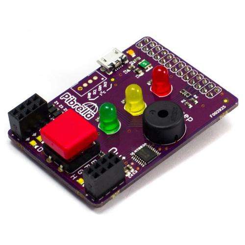 PiBrella - LED, Buzzer, I/O Driver Add-On Board for the Raspberry Pi