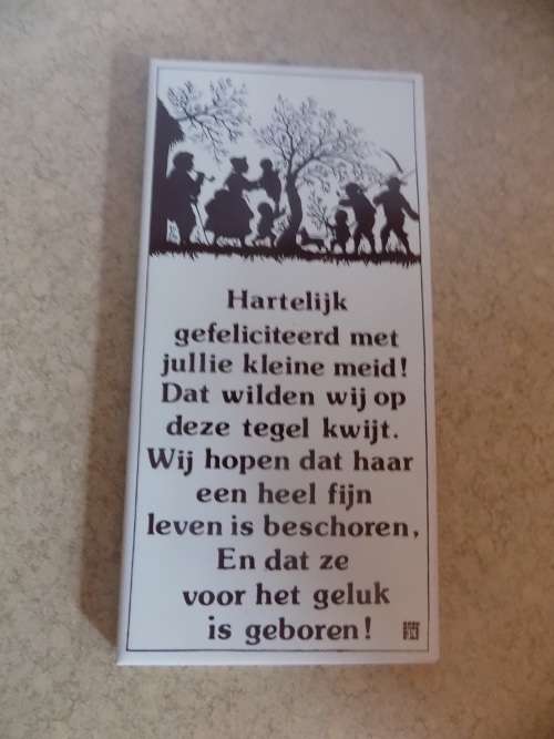 Dutch Wall Hanging Tile