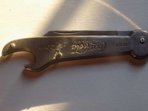 Small Coca Cola Pocket Knife with Solinger Germany Stainless Blade