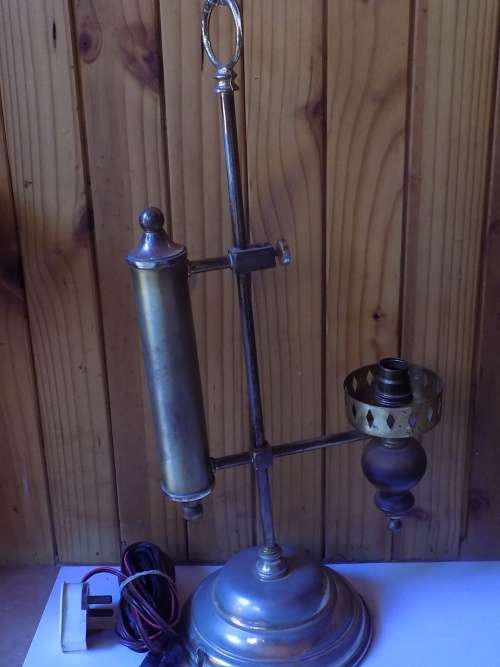 Unusual Metal Standing Lamp - See Description