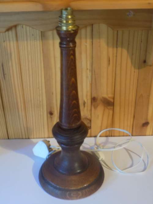 Impressive Solid Quality Wooden Desk/Table Lamp