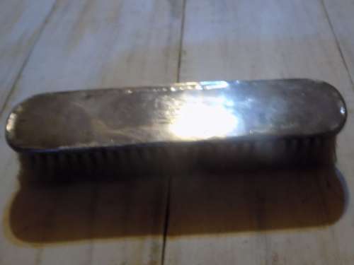 Antique Brush with Silver Hall Marked Cover