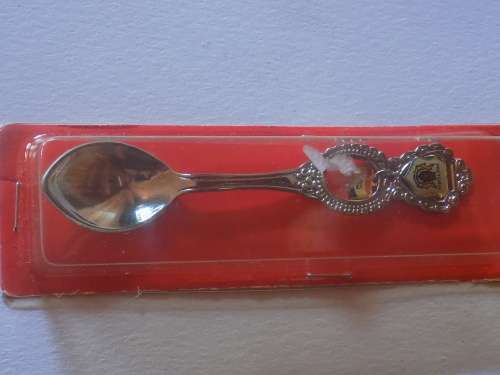 Vintage Pretoria Souvenir Spoon with Old SA Flag