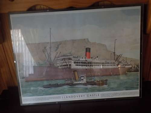 Art Print of the Llandovery Castle Ship - Wall Hanging