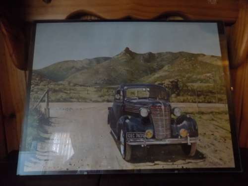 Art Print of Vintage Car - Wall Hanging