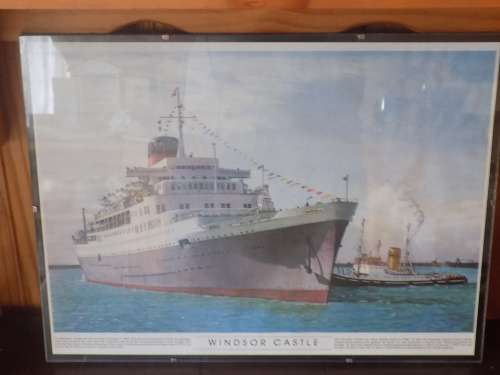 Art Print of Windsor Castle Ship - Wall Hanging