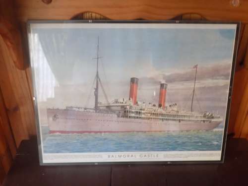 Art Print of Balmoral Castle Ship - Wall Hanging