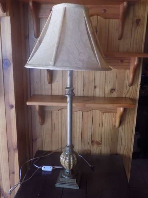 Tall Decorative Lamp with Stunning Lampshade - Strictly Collection Only