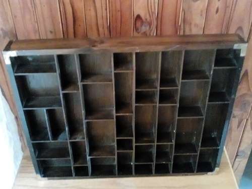 Large & Heavy Wooden Printer's Tray - Collection Only