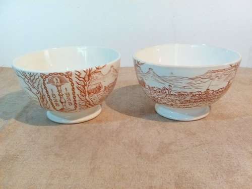 Voortrekker 1838 - 1938 Centenary Bowl with Swellendam Coat of Arms Marking