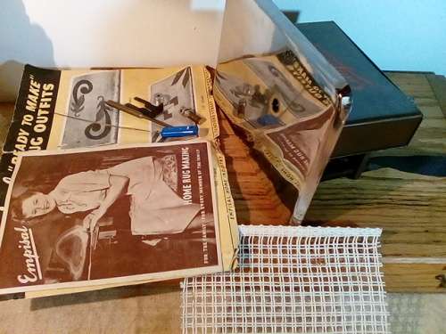 Vintage Empisal Home Rug Making Machine with Instructions