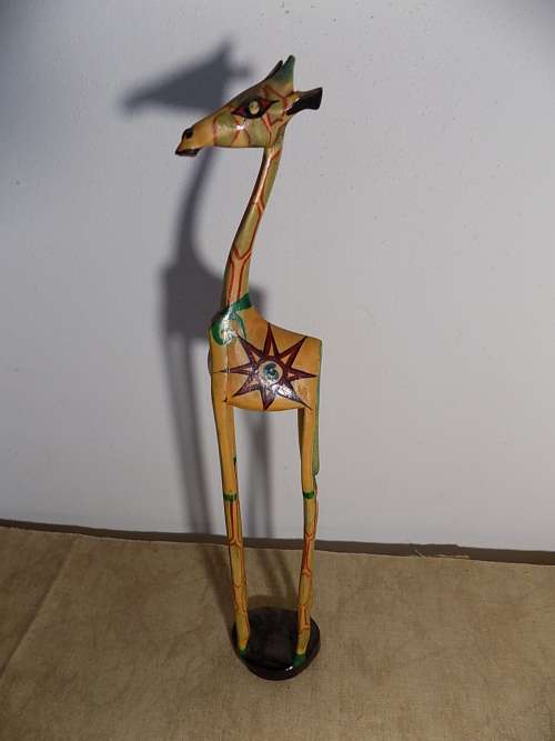 Decorative Wooden Camel Purchased from Gold Reef City in the Early 1990s