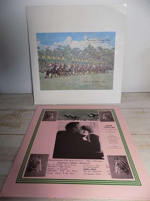 1970/1 Horse Racing (Turffontein) Commentary on Vinyl LP - See Description (Ref 242)
