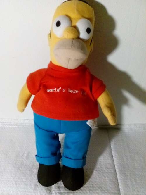 Homer Simpson Stuffed Character Toy from Woolworths