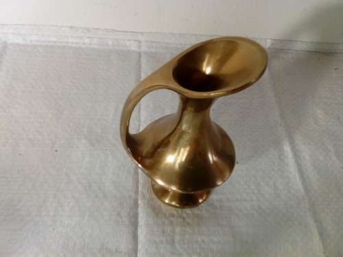 Small Very Solid & Heavy Brass Jug (Ref 016)