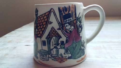 Vintage Advertising for Parthenon Paints Mug - Drostdy Ware
