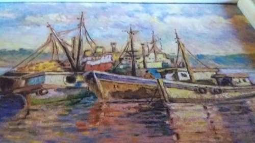 Old Small Painting or Reproduction. Please see inscription at the back