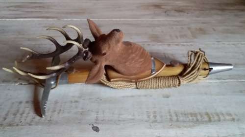 Swiss Wood & Metal Wall Hanging Souvenir with Hooks