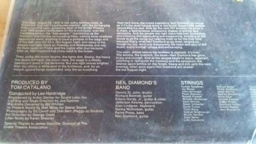 Neil Diamond - Hot August Night Double Vinyl LP