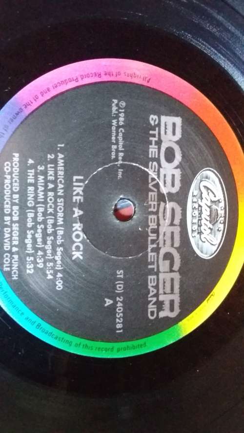 Bob Seger - Like a Rock Vinyl LP