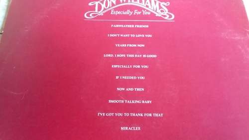 Don Williams - Especially For You Vinyl LP