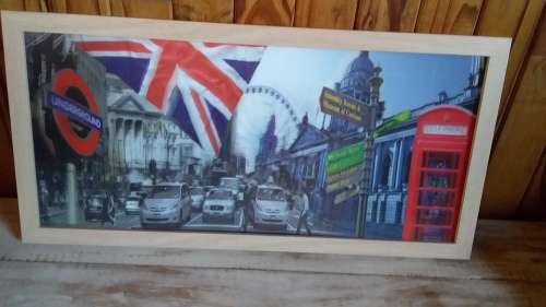 3D Streets of London Wall Hanging