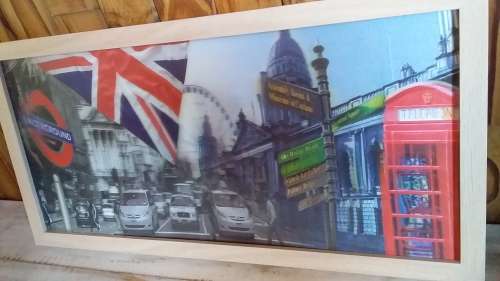 3D Streets of London Wall Hanging