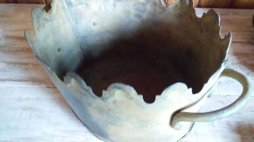 Rustic Look Metal Planter - Made in India