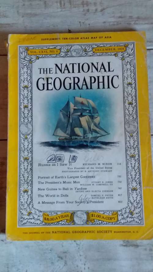 National Geographic Mag Dec 1959