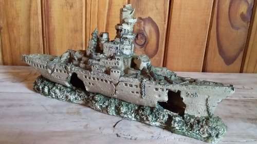 Sunken Ship Fish Tank Ornament