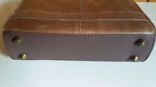 Vintage Emirates Airline Leather Toiletry Bag