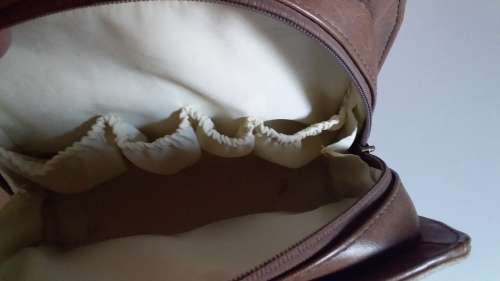 Vintage Emirates Airline Leather Toiletry Bag