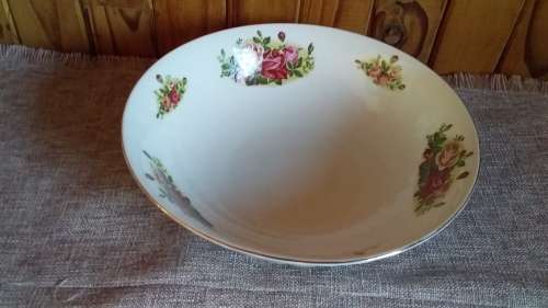 Rose Design Salad Bowl