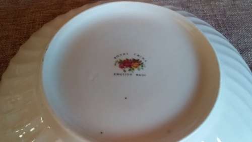 Rose Design Salad Bowl