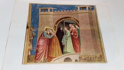 The Meeting of Joachim and Anna - Giotto (1266 - 1336)