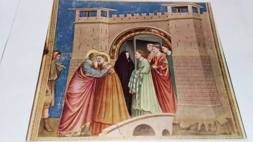 The Meeting of Joachim and Anna - Giotto (1266 - 1336)