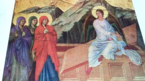 The Marys at the Tomb - Duccio Di Buoninsegna (1260? - 1319?)