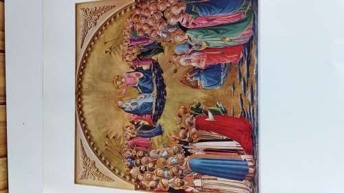 The Coronation of the Virgin - Fra Angelico (1387 - 1455) Plate