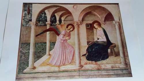 The Annunciation - Fra Angelico (1387 - 1455) Plate
