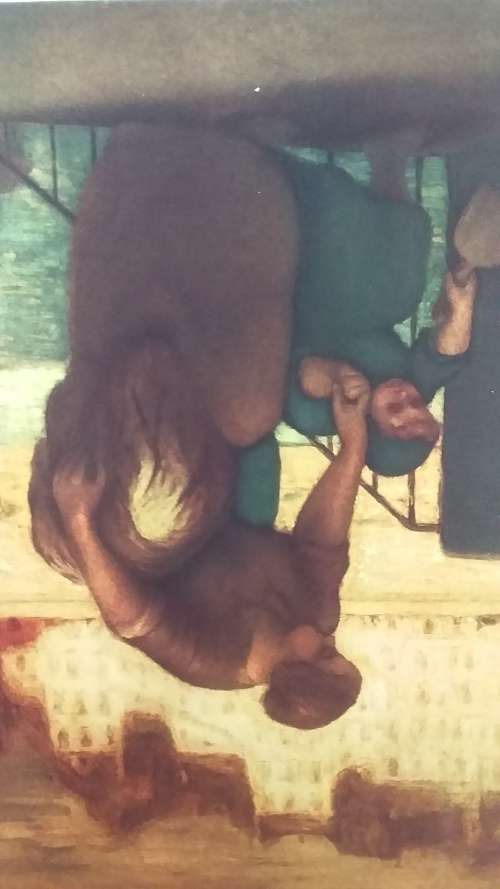 The Washerwoman - H.Daumier Plate