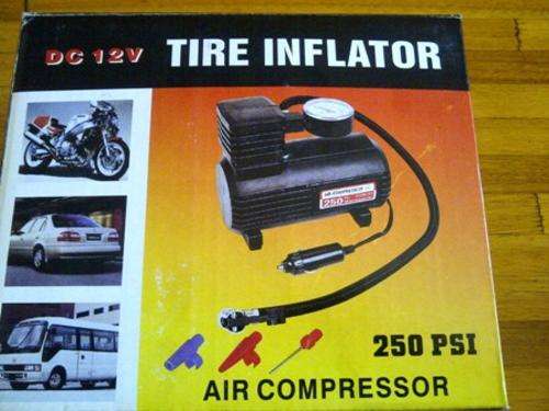 DC 12V Tire Inflator 250 PSI Air Compressor