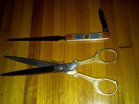 Decorative Scissors and Another Tool