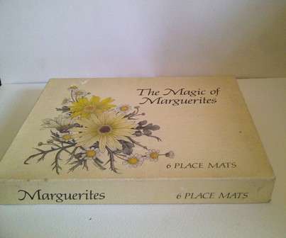 Set of Six Vintage Plate Coasters