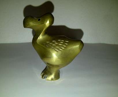 Small Brass DODO Bird - 6cm (Postage R30)