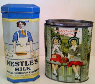 One Nestle's Milk & One Wales Tin