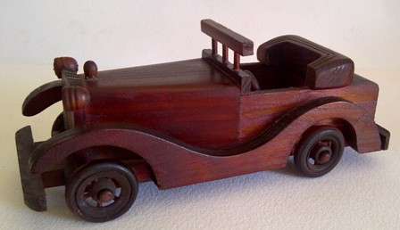 Wooden Vintage Style Car