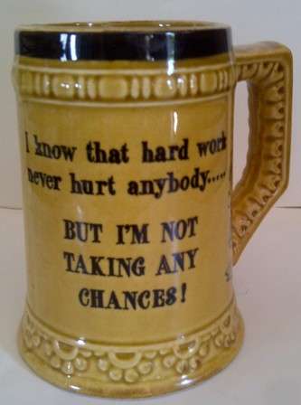 Humorous Tankard - Made in Japan